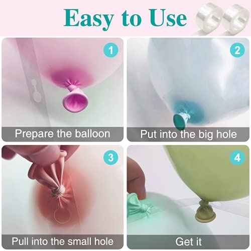 12 Rolls Balloon Arch Tape, 131.2 Feet Tape Strip with Holes, 400 Removable Dots for Party Decorations, Birthday, Wedding, Baby Shower, Christmas, Halloween, Thanksgiving