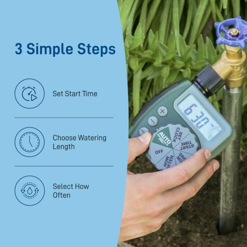 Orbit Programmable Digital Hose Watering Timer - 1 Outlet, Rain Delay, LCD Screen