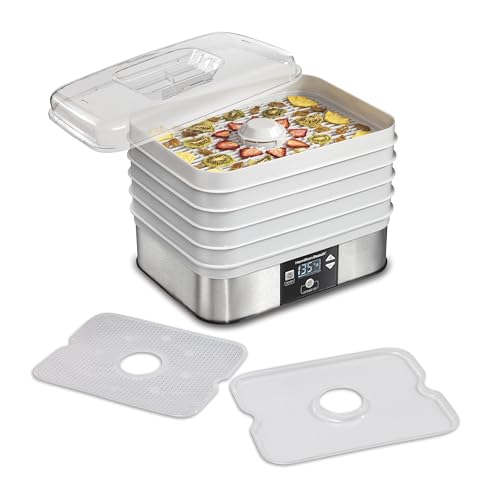 Hamilton Beach Digital Food Dehydrator for Jerky, Fruit, Vegetables & Snacks