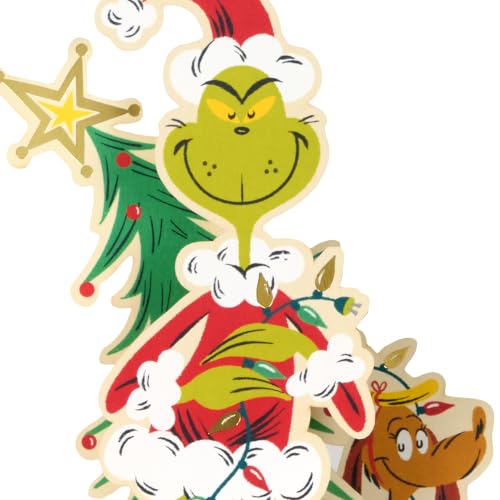 Hallmark Grinch Dr. Seuss Pop Up Christmas Card - Merry Grinchmas (Grinch Variation)