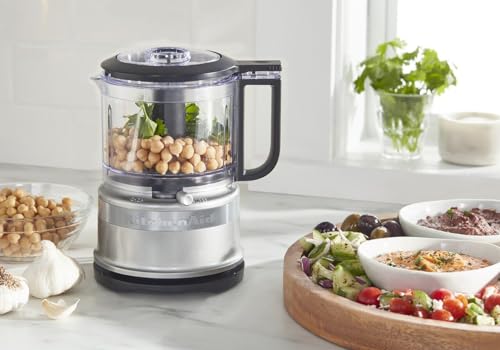KitchenAid 3.5 Cup Food Chopper - Contour Silver, Model KFC3516CU
