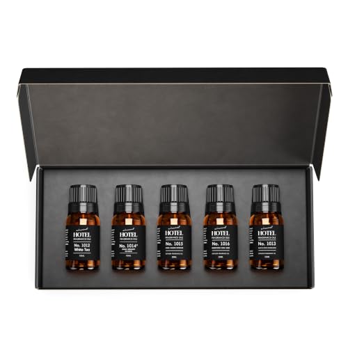 AirScent Hotel Diffuser Oil Gift Set – 5-Star Hotel Scents, 5-Pack