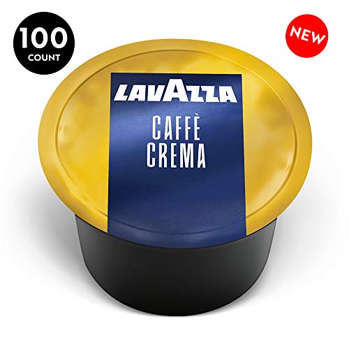 Lavazza Blue Espresso Caffe Crema Capsules - 100 Count, Arabica, Italian Blended, Compatible with Classy Machines
