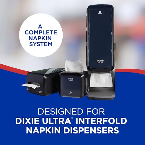 Georgia-Pacific Dixie Ultra Interfold 2-Ply Napkin Dispenser Refills, 250 Pack, Brown