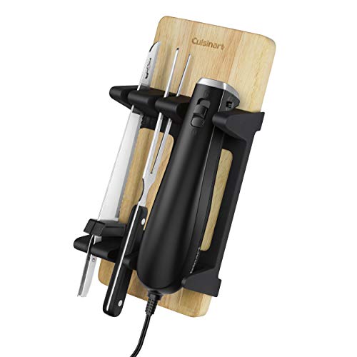 Cuisinart Electric Knife Set with Carving Fork & Bamboo Cutting Board - Model CEK-41