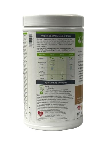 Herbalife Formula 1 Shake Mix Café Latte 780g - Meal Replacement, Protein & Vitamins
