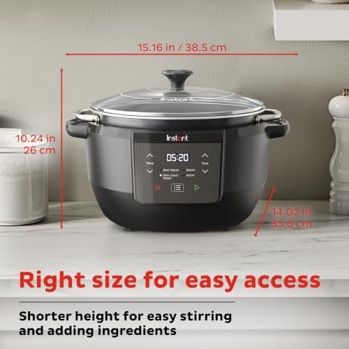 Instant Pot 7.5 Qt Multi-Cooker with 4 Cooking Functions – Slow, Sauté, Steam & Warm