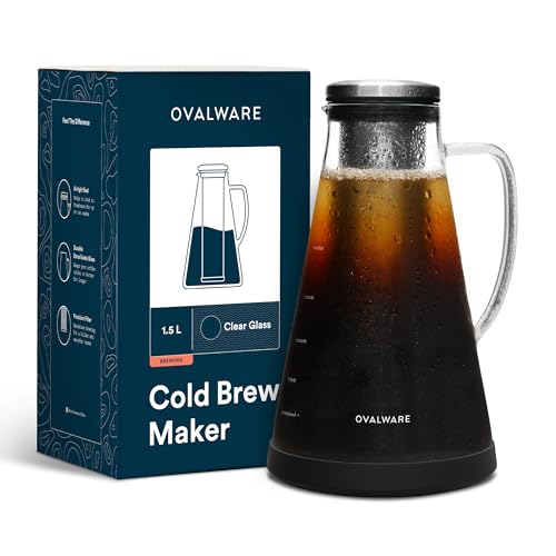 Airtight Cold Brew Coffee Maker 1.5L with Tea Infuser - 51 Ounces