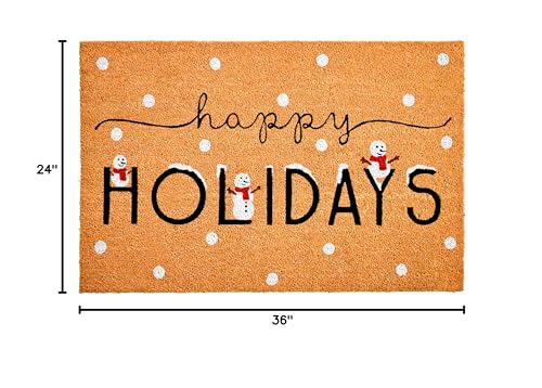 Holiday Joy Doormat 24 x 36 in — Calloway Mills Coir Door Mat
