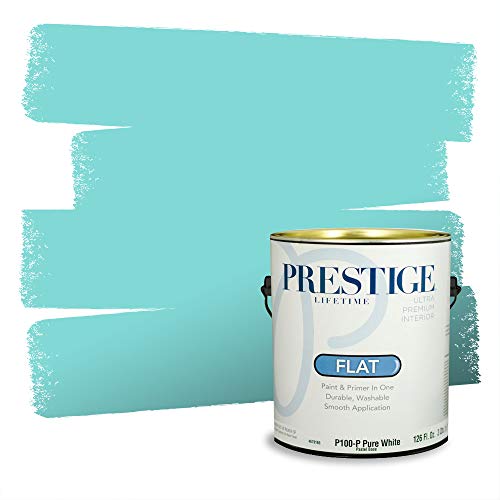 PRESTIGE Paints Interior Paint and Primer In One, 1-Gallon, Flat, Comparable Match of Behr* Key Largo*