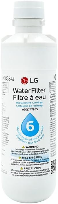 LG LT1000P Refrigerator Water Filter - 6 Month/200 Gallon Capacity | NSF Certified Replacement