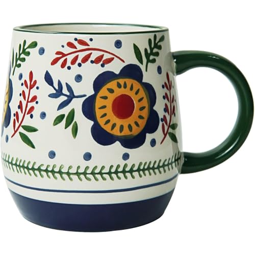 Large Coffee Mug,16oz Ceramic Mugs with Big Handle,Porcelain for