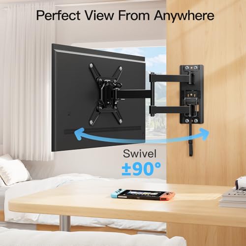 13-43 Inch Lockable RV TV Mount with Full Motion Swivel and Space Saving Design - Max 33lbs, VESA 200x200mm, for Camper, Motorhome, Truck - Variation: RV