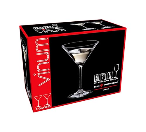 Riedel Vinum Martini Glasses - Crystal Stemware for Cocktails, 2-Piece Set