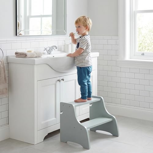 Costzon Grey 4-in-1 Toddler Folding Step Stool & Learning Tower with Chalkboards