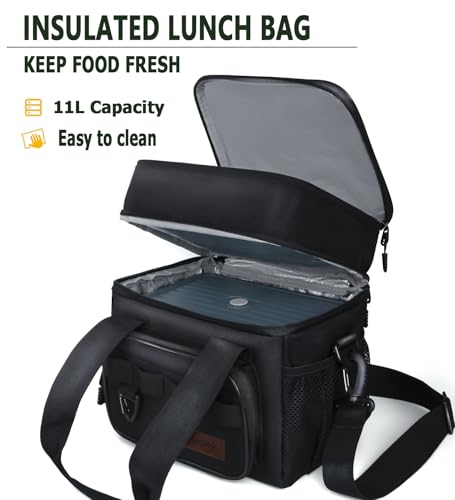 27000mAh Cordless Heated Lunch Box - Gray, 6.3 Cups, Fast Heating & Leak-Proof Container with Bag