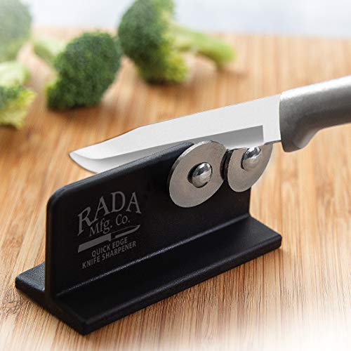 RADA Silver Cutlery Starter Gift Set with Sharpener - 7 Pieces, USA Made