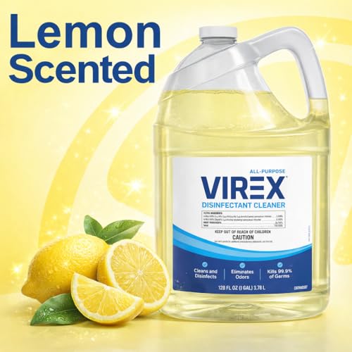 VIREX Diversey All Purpose Disinfectant Cleaner 128 Fl Oz Pack of 2