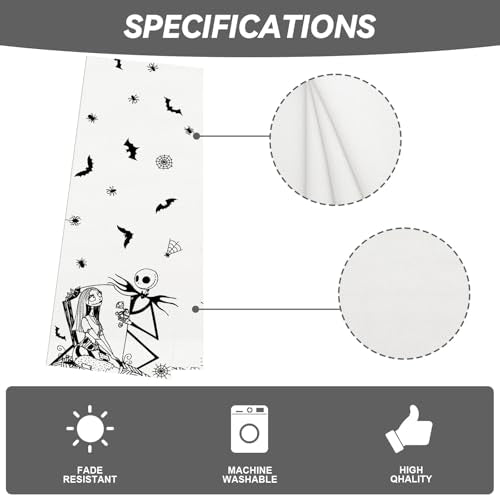 Halloween Table Runner - 13x72 Inch Fall Holiday Dining Decor