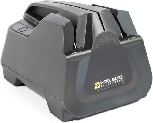Work Sharp Black Electric Kitchen Knife Sharpener - Fast & Easy Sharpening in Drawer