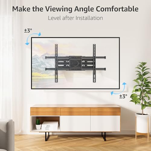 Full Motion TV Wall Mount 40-85 inch, Tilting Swiveling Articulating Bracket