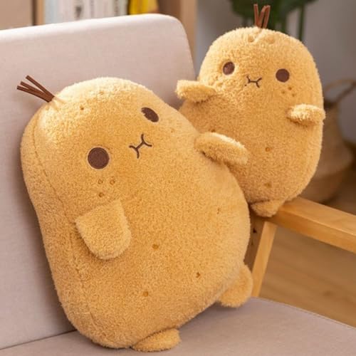 Cute Potato Plush Toy Kawaii Stuffed Animal Soft Stuffed Food Potato Plushie Pillow Toys Doll Kids Gifts 9 Inches