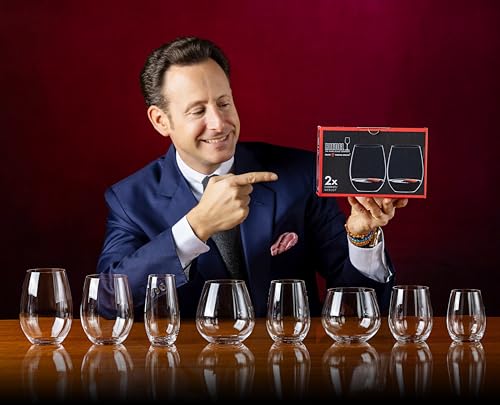Riedel O Wine Tumbler Cabernet/Merlot Glass Set of 2, 21.9oz Stemless