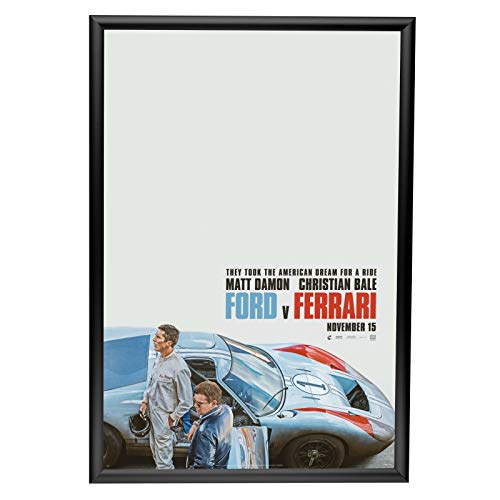 SnapeZo 24x36 Inch Black Aluminum Poster Frame - Front-Loading Snap Frame, Wall Mount