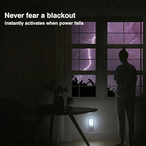 4-in-1 Power Outage Night Light Flashlight with Motion Sensor - 3 Pack