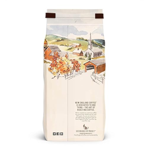 New England Coffee Pumpkin Spice Ground Coffee 11oz - Pack of 3, Arabica, Kosher