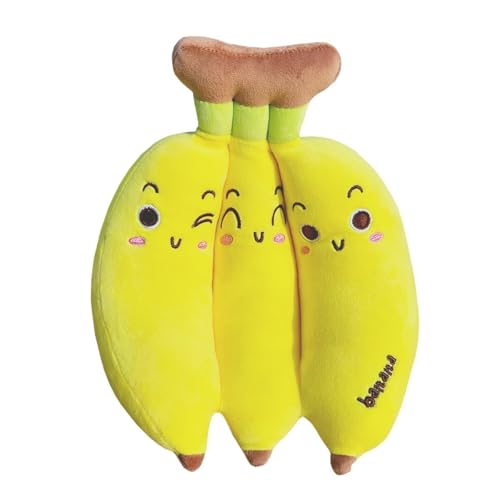 Hofun4U Banana Plush Pillow - 13" Stuffed Animal Fruit Toy Pillow Holiday for Girls Boys