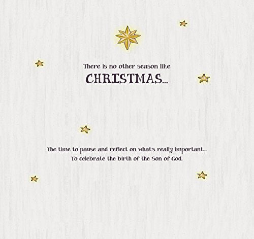 Performing Arts Jesus long Christmas card Boxed set - Pack Of 16