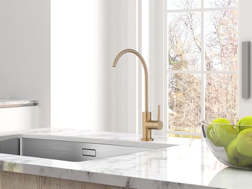 AguaStella AS09CPB Champagne Bronze Kitchen Water Filter Faucet for Reverse Osmosis Systems