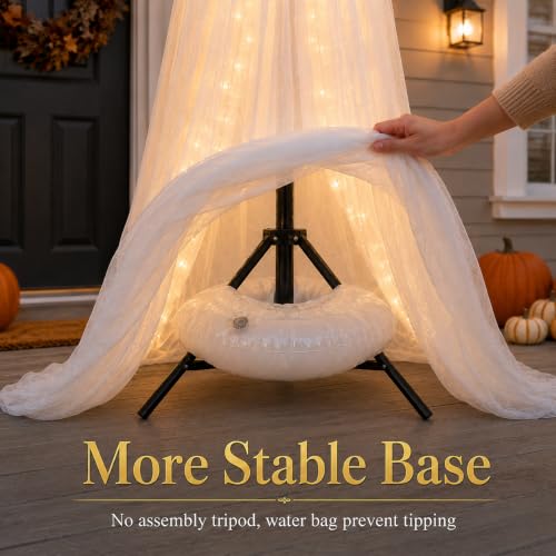 Halloween Decorations Outdoor 3 Pack Lighted Ghost-Family with Timer