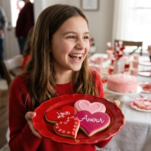 Ann Clark 4-Piece Heart Cookie Cutter Set - Made in USA, Heart Set