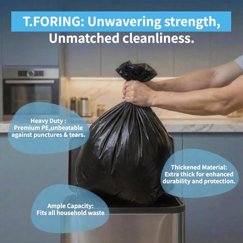 Heavy Duty Trash Bags 40-45 Gallon, 1.6 Mil Thick, 100 Count - Variation of 120 Count