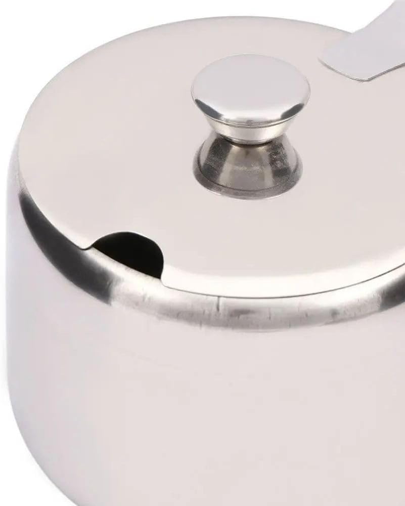 Skiennix Mini Kitchen Spice Storage Jar - Versatile Sugar, Jam, and Salt Container (9.5cm)