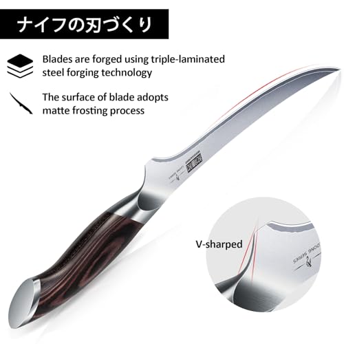 HOSHANHO 9-Inch Japanese Fish Fillet Knife - Sharp Boning & Fillet Knife