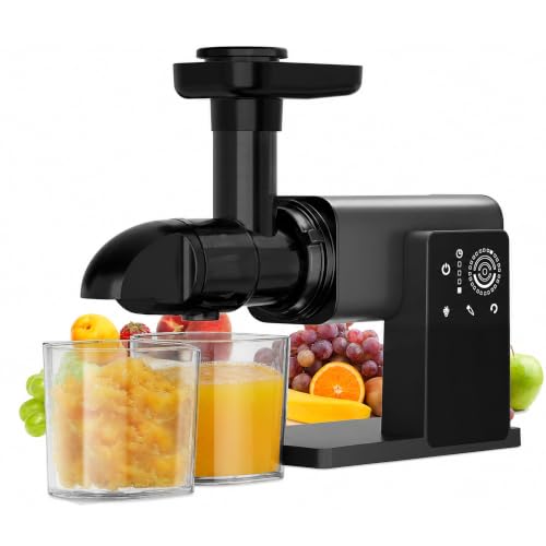 PSIIDAN Cold Press Juicer Machine with Smart Touch Screen - Leafy Greens & Vegetable Extractor, BPA-Free