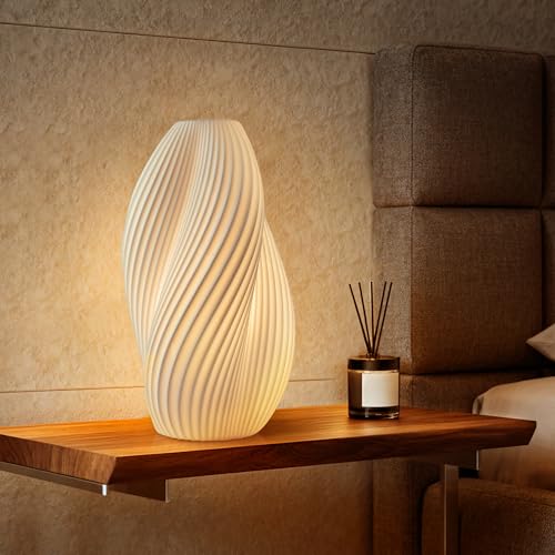 Calypso Ceramic Table Lamp - Handcrafted Modern Bedside & Living Room Lighting