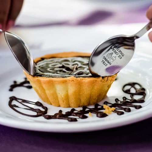 Still Having Ice Cream Together Engraved Spoon - Stainless Steel Dessert & Coffee Spoon
