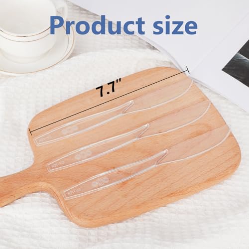 Disposable Heavy Duty Plastic Knives Set - 1000 Count, Food Safe & Heat Resistant