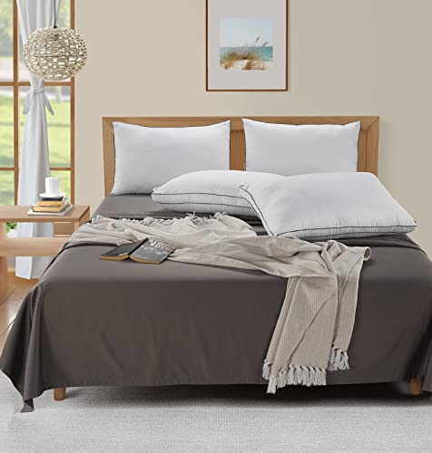LANE LINEN Standard Size Bed Pillows for Sleeping, Set of 4, 20x26 -