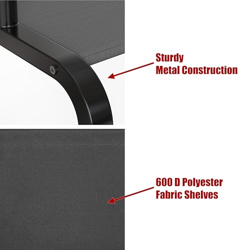 30-Inch Narrow Freestanding Garment Rack with Shelves - Black, Space-Saving Closet Organizer