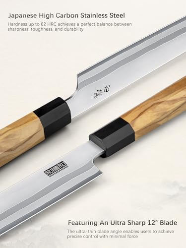 HOSHANHO 10-Inch Japanese Sushi Sashimi Knife - Razor Sharp Fish Fillet Knife
