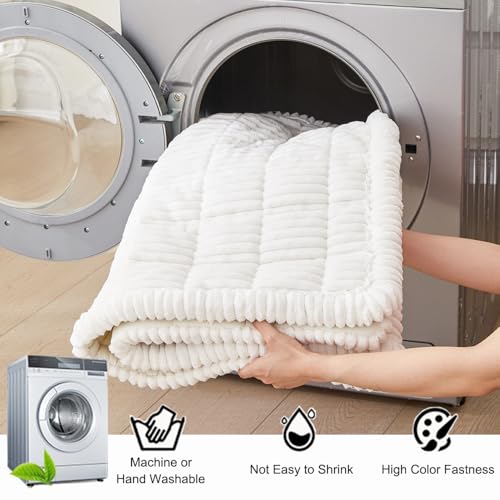 Dog Couch Cover Washable Non-Slip Sofa Protector - White 27.6" x 82.7" - Pet Friendly