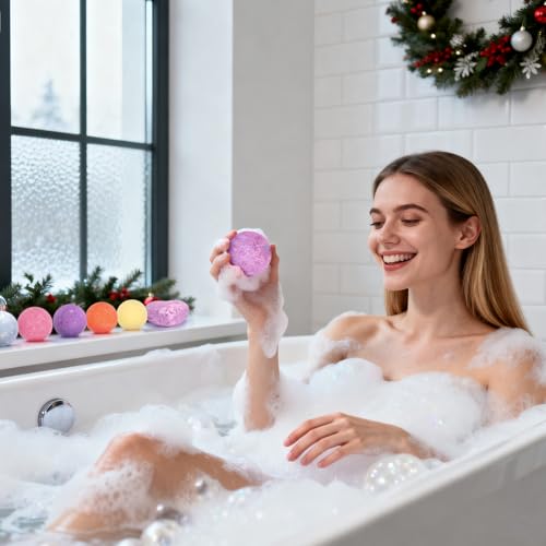 Bath Bomb Advent Calendar 2026 - 24 Natural Scents for Relaxation & Christmas Gift