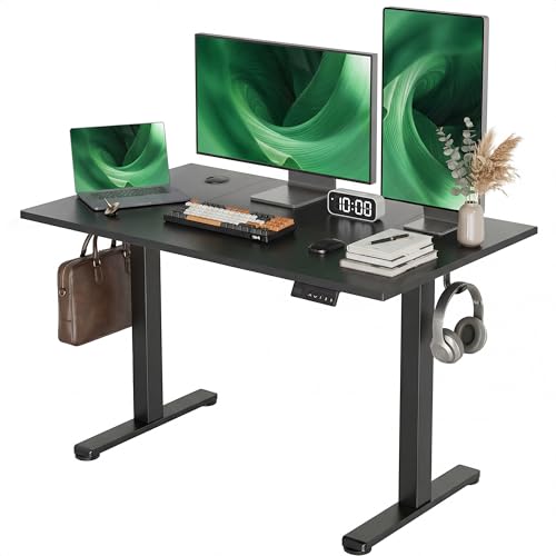 Claiks Electric Height Adjustable Standing Desk, 48x24 Inch, Deep