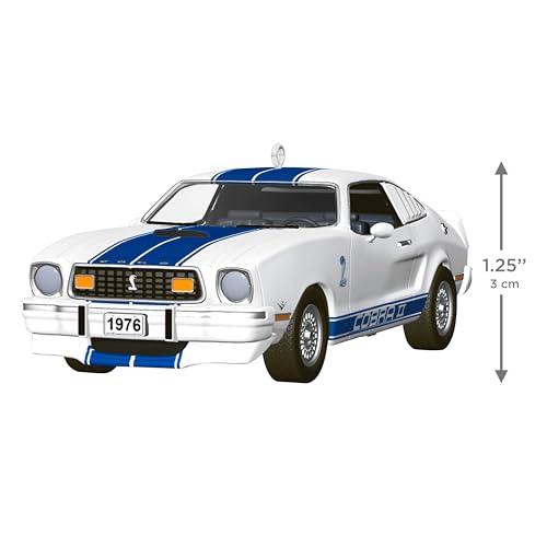 Hallmark Keepsake 1976 Ford Mustang Cobra II Christmas Ornament - Classic Car Decor