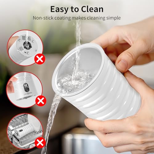 Paris Rhône Milk Frother, 4-in-1 Electric Automatic Steamer